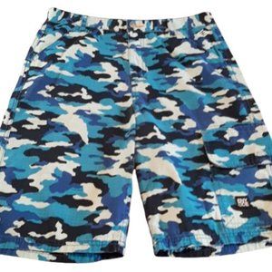 Enyce Youth Boys Blue Camo Cargo Shorts Size 20